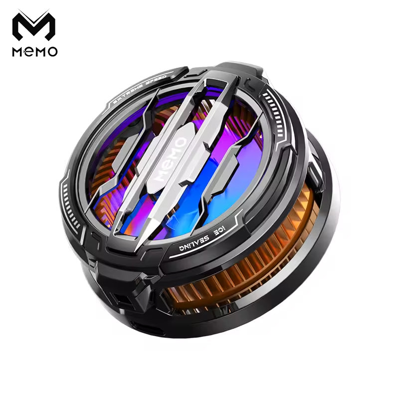 Magnetic RGB Phone Cooler – Silent Semiconductor Radiator with Detachable Cover & Cleaning Brush for iPhone & Android