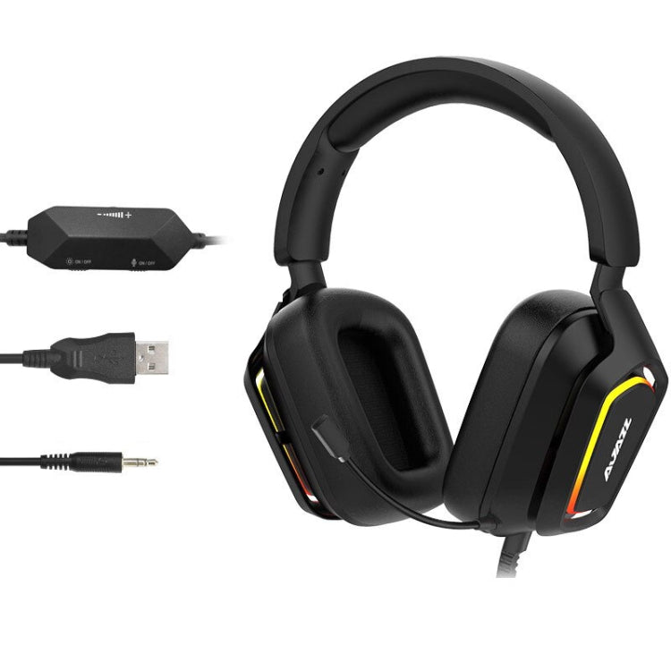 Ajazz AX120 7.1 Gaming Headset β RGB, 50mm Drivers, Noise Mic, USB/3.5mm for PC & Laptop (Pakistan)