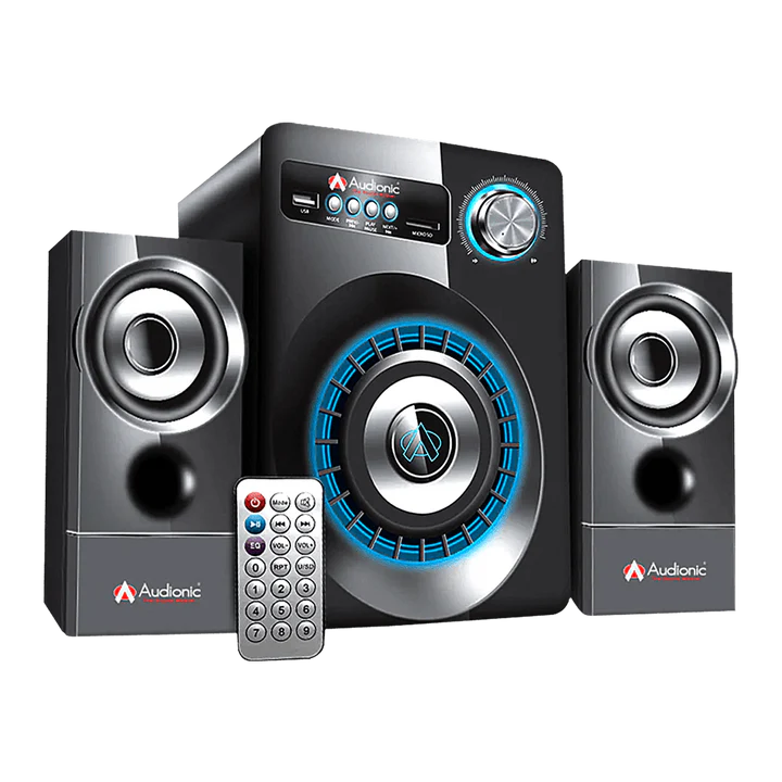 Bluetooth 2.1 Multimedia Speaker System with Subwoofer, USB & Remote Control β 10W+3Wx2