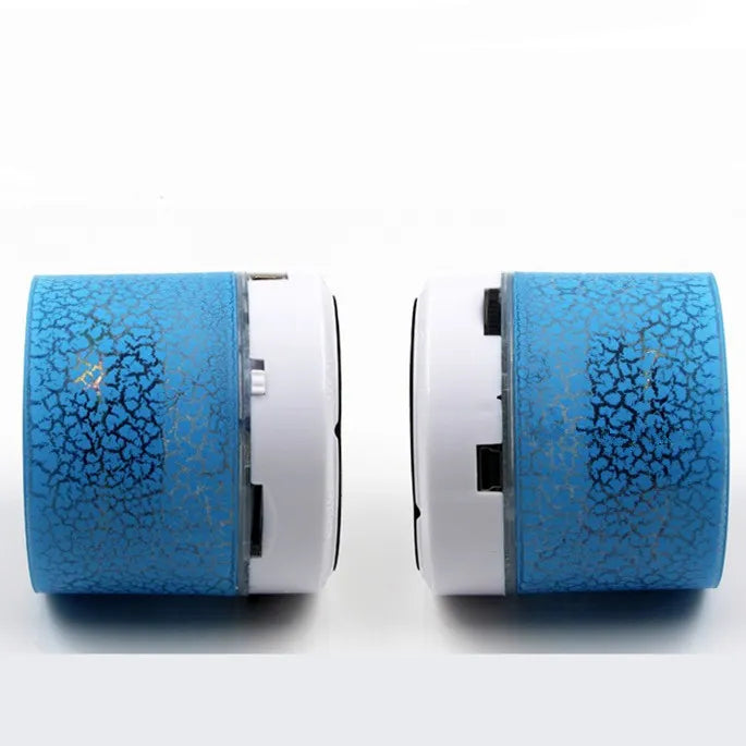 A10 Colorful LED Mini Wireless Loudspeaker with TF Card USB Stereo Audio Music Player