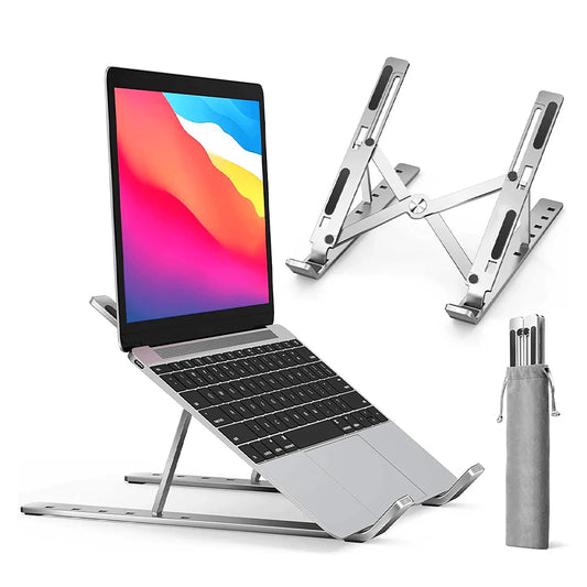 Adjustable Foldable Laptop Stand – Portable & Ergonomic