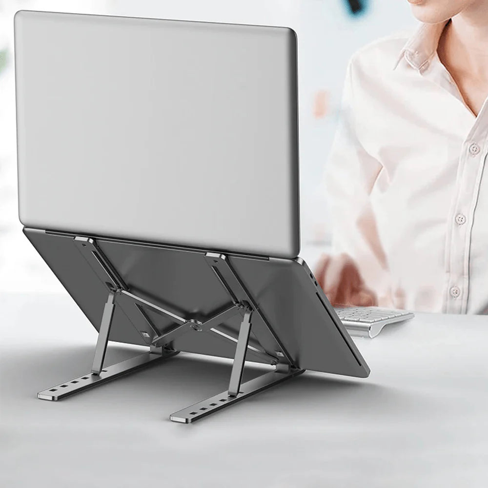 Adjustable Foldable Laptop Stand – Portable & Ergonomic