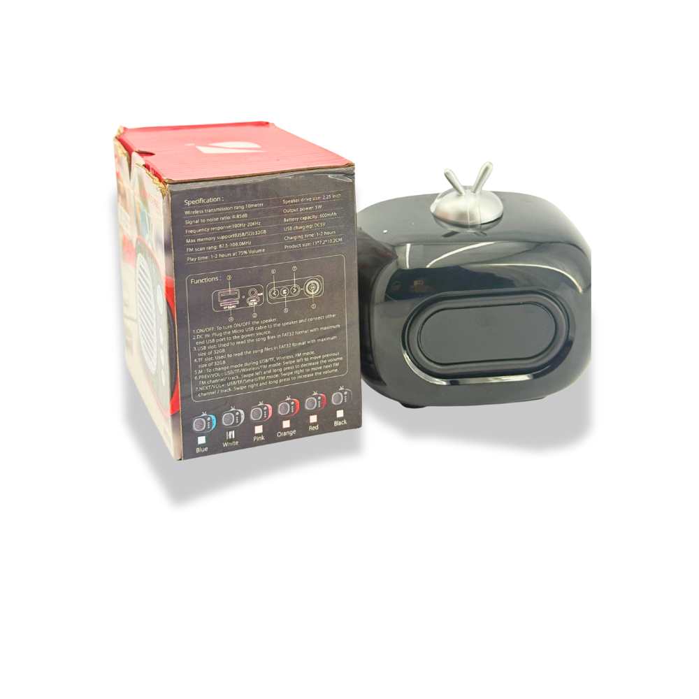 Portable 5W Bass Speaker K5 BT Small Speaker with Microphone for Outdoor Home