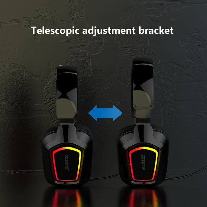 Ajazz AX120 7.1 Gaming Headset – RGB, 50mm Drivers, Noise Mic, USB/3.5mm for PC & Laptop (Pakistan)