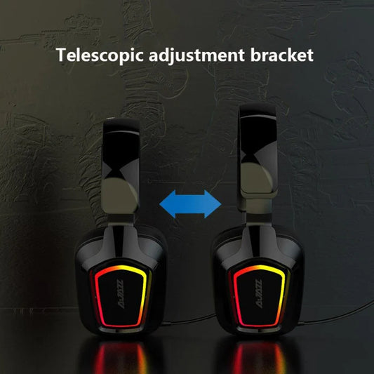 Ajazz AX120 7.1 Gaming Headset – RGB, 50mm Drivers, Noise Mic, USB/3.5mm for PC & Laptop (Pakistan)