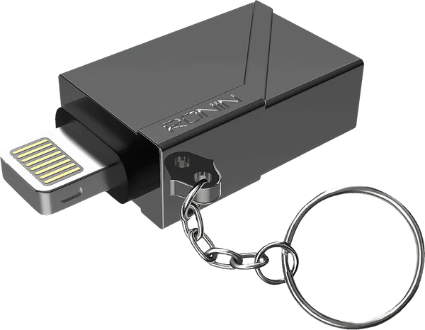 Metallic OTG Adapter for iPhone & iPad (iOS 13+) – USB 2.0, Camera & Gaming Support, 1-Year Warranty
