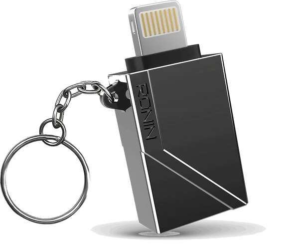 Metallic OTG Adapter for iPhone & iPad (iOS 13+) – USB 2.0, Camera & Gaming Support, 1-Year Warranty